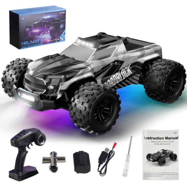 Радиоуправляемая машинка CSJ57545 4WD на пульте RC внедорожник до 50 км/ч, вездеход, дрифт машинка, аккумулятор, амортизаторы