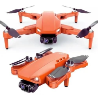 Квадрокоптер L900 Orange з 4K FPV HD камерою для зйомок на пульті керування, GPS, до 1200 м, 28 хв польоту