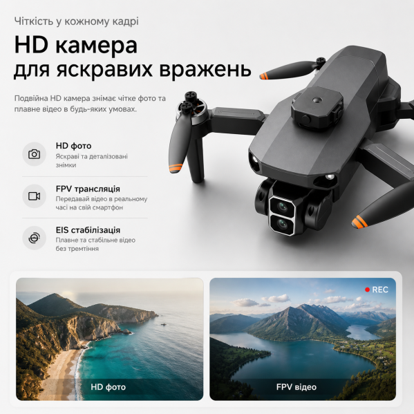 Квадрокоптер LYZRC L106 MAX 1080P — Brushless 1503, Optical Flow, обход помех 360°, до 25 мин Квадрокоптер LYZRC L106 MAX 1080P — Brushless 1503, Optical Flow, обход помех 360°, до 25 мин