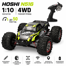 Радиоуправляемая машинка HOSHI N516 1:10 4WD до 50 км/ч, RC внедорожник на пульте управления, Monster Truck, полный привод