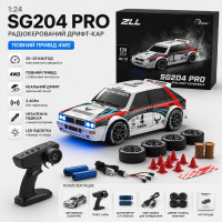 RC дрифт машина ZLL SG204 PRO 4WD, 2.4G, RTR, змінні колеса міні дрифт кар 1/24, повний привід 4WD, RTR