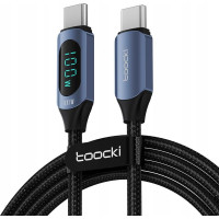Кабель USB Type-C для мобильных устройств Toocki 1 м черный