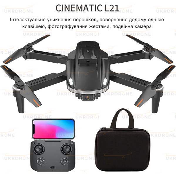 Квадрокоптер с камерой K105 Max – RC Mini Drone 4K и HD FPV, обход помех до 20 мин. полета + КЕЙС Квадрокоптер с камерой K105 Max – RC Mini Drone 4K и HD FPV, обход помех до 20 мин. полета + КЕЙС