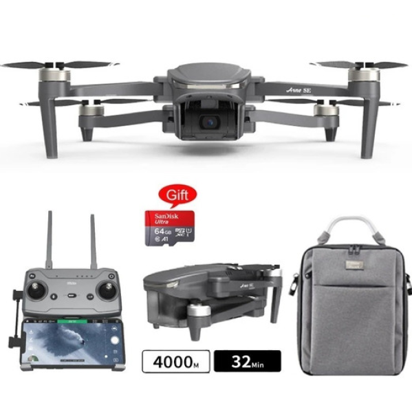 Квадрокоптер C-fly Arno SE - дрон с 3-X осевая 4K камера, 5G Wi-Fi, FPV, GPS, БК моторы, до 4 км. до 32 мин. Квадрокоптер C-fly Arno SE - дрон с 3-X осевая 4K камера, 5G Wi-Fi, FPV, GPS, БК моторы, до 4 км. до 32 мин.