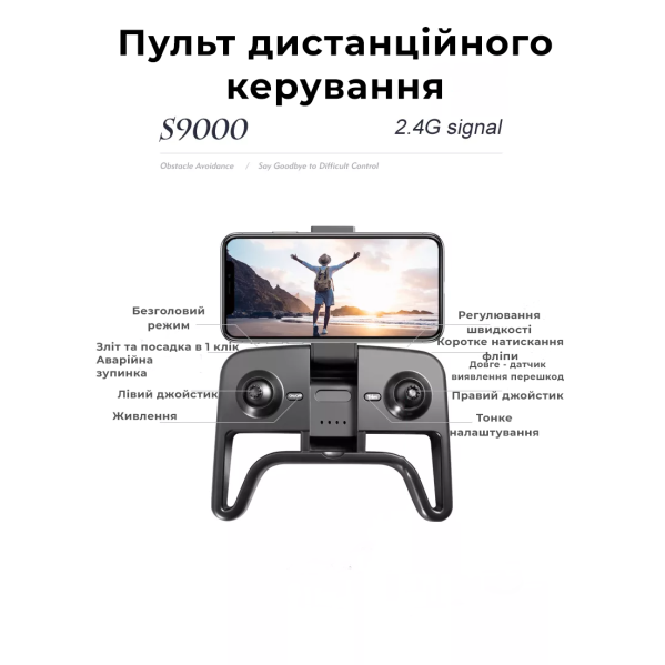 Квадрокоптер S9000 Дрон - с HD 5G FPV камерами до 200 м. 20 мин. полета + КЕЙС Квадрокоптер S9000 Дрон - с HD 5G FPV камерами до 200 м. 20 мин. полета + КЕЙС
