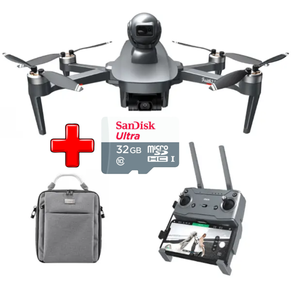 Квадрокоптер C-fly Faith 2 PRO - Дрон с GPS, FPV, БК моторы, до 8 км, до 35 мин. полета