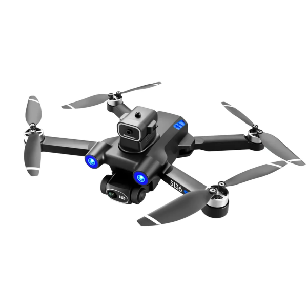 Квадрокоптер с камерой Mini Drone S136 - мини дрон 4K, FPV, БК двигатели + 1,2 км, 20 мин.. + КЕЙС Квадрокоптер с камерой Mini Drone S136 - мини дрон 4K, FPV, БК двигатели + 1,2 км, 20 мин.. + КЕЙС