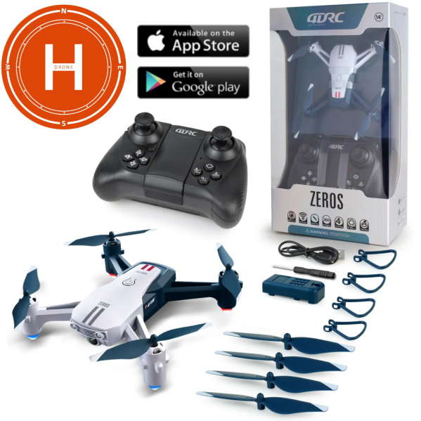 Квадрокоптер с камерой 4DRC V15 Zeros Mini Drone Дрон для  FPV 200 м действие до 20 мин.+КЕЙС