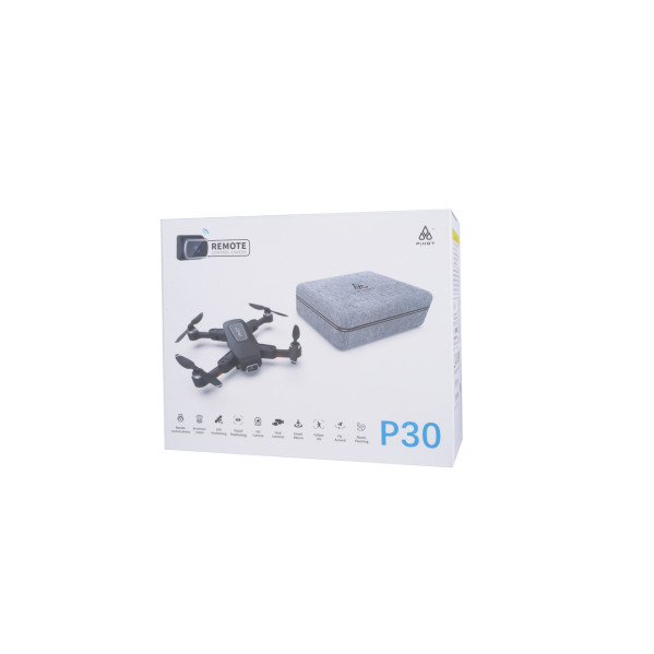 Квадрокоптер PIHOT P30 1080P Drone Black - с 2 камерами дрон wifi fpv 150 метров дальность 15 мин. полета