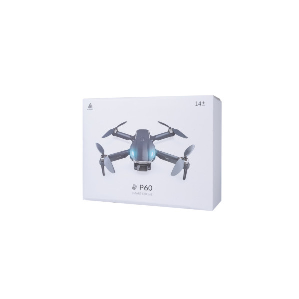 Квадрокоптер Pihot P60 Max дрон с Wi-fi,4K,GPS, БК моторы, дальность до 1 км. до 20 мин. 2 аккумулятора