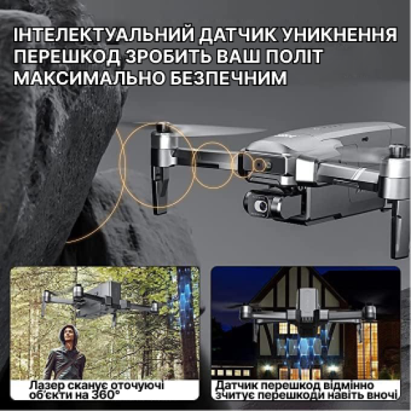 Профессиональный Квадрокоптер дрон SJRC F22 S3 PRO 3-осевой подвес 6 км, до 35 мин. + SD card Профессиональный Квадрокоптер дрон SJRC F22 S3 PRO 3-осевой подвес 6 км, до 35 мин. + SD card