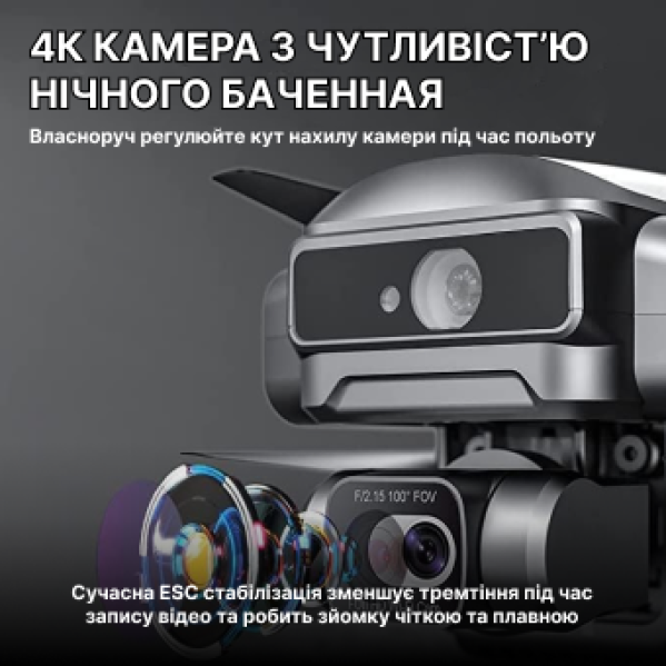 Профессиональный Квадрокоптер дрон SJRC F22 S3 PRO 3-осевой подвес 6 км, до 35 мин. + SD card Профессиональный Квадрокоптер дрон SJRC F22 S3 PRO 3-осевой подвес 6 км, до 35 мин. + SD card
