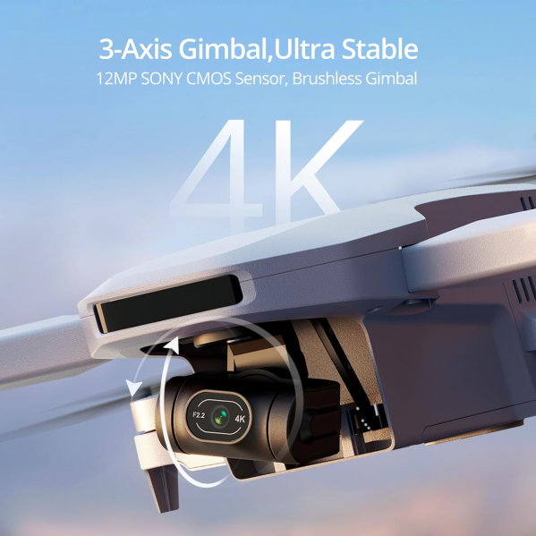 Квадрокоптер Drone FPV Potensic ATOM 3-Axis Gimbal 4K GPS дрон с камерой , 32 мин. полета, до 5 км Квадрокоптер Drone FPV Potensic ATOM 3-Axis Gimbal 4K GPS дрон с камерой , 32 мин. полета, до 5 км