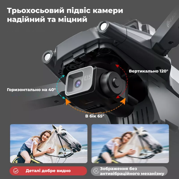 Квадрокоптер дрон с камерой LYZRC L600 PRO 4K HD, GPS, FPV 1,5 км 28м. полета Квадрокоптер дрон с камерой LYZRC L600 PRO 4K HD, GPS, FPV 1,5 км 28м. полета