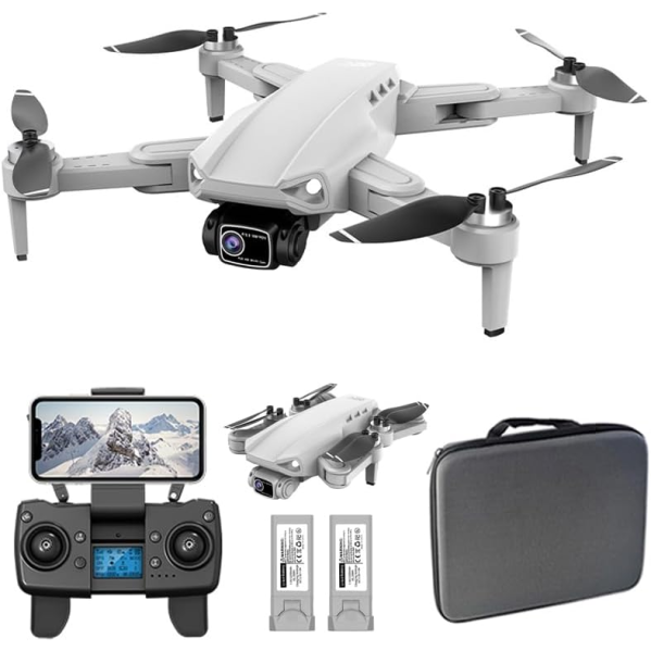 Квадрокоптер дрон L900 PRO SE - с камерой 4K, HD ESC, FPV, GPS до 1.2 км + 56 мин. (2 аккумулятора)