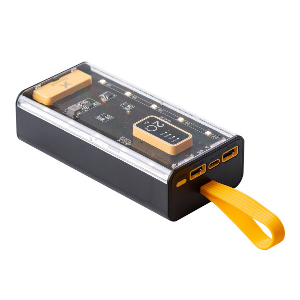 Повербанк SmartX X-101 Fast Charge Power Bank 20000mAh внешний аккумулятор 4 встроенных кабеля Повербанк SmartX X-101 Fast Charge Power Bank 20000mAh внешний аккумулятор 4 встроенных кабеля