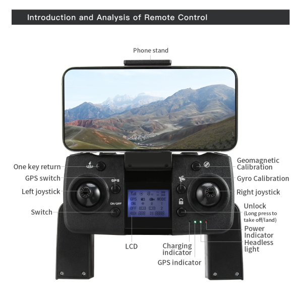 Квадрокоптер дрон с камерой LYZRC L800 PRO 3-осевой подвес 4K HD, GPS, FPV до 1200 м, 26м. полета + кейс Квадрокоптер дрон с камерой LYZRC L800 PRO 3-осевой подвес 4K HD, GPS, FPV до 1200 м, 26м. полета + кейс