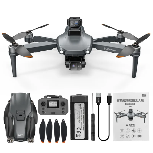 Квадрокоптер дрон с камерой LYZRC L600 PRO  4K HD, GPS, FPV до 1500 м, 28м. полета
