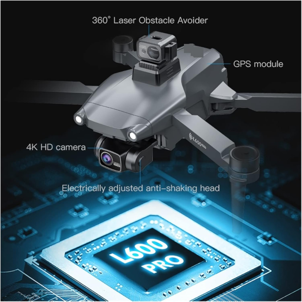 Квадрокоптер дрон с камерой LYZRC L600 PRO 4K HD, GPS, FPV до 1500 м, 28м. полета Квадрокоптер дрон с камерой LYZRC L600 PRO 4K HD, GPS, FPV до 1500 м, 28м. полета