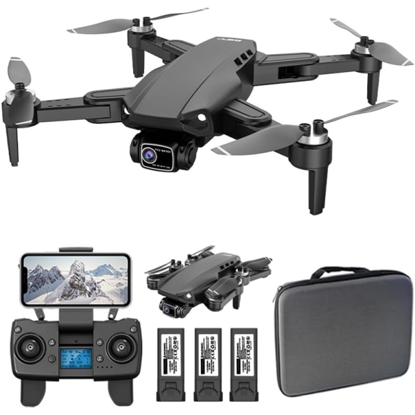 Квадрокоптер дрон LYZRC L900 PRO – с 4K HD, GPS, БК двиг. до 1200м, 56 хв. (3 аккумулятора) + КЕЙС Квадрокоптер дрон LYZRC L900 PRO – с 4K HD, GPS, БК двиг. до 1200м, 56 хв. (3 аккумулятора) + КЕЙС
