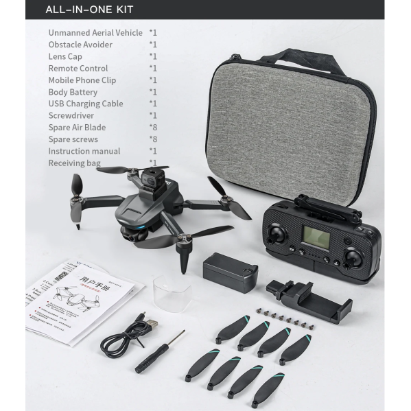 Квадрокоптер LYZRC L200 PRO 2-осевой подвес 4K HD, GPS, FPV до 1500 м, 25м. полета + 1 аккумулятор SD карта Квадрокоптер LYZRC L200 PRO 2-осевой подвес 4K HD, GPS, FPV до 1500 м, 25м. полета + 1 аккумулятор SD карта