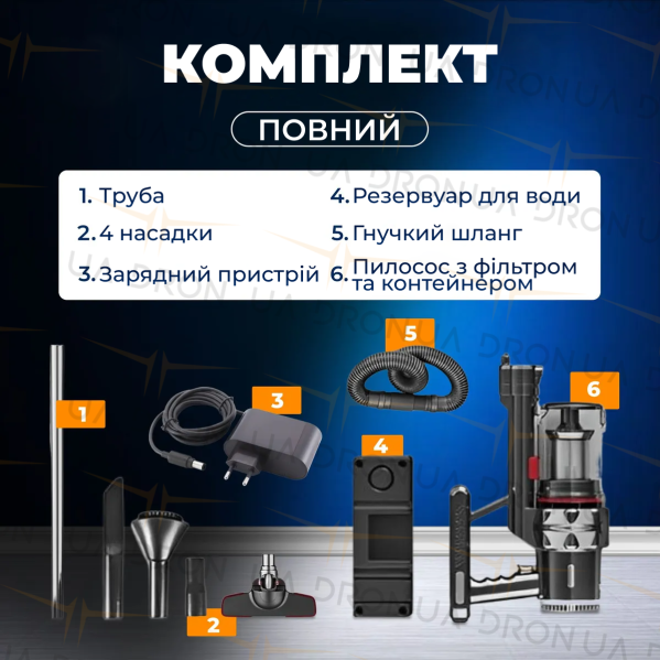 Портативный вертикальный пылесос без мешка 2000 Вт SOKANY SK-3378 Пылесос колбовый ручной для дома