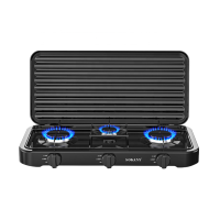 Настольная газовая плита  Sokany SK 6003 трехконфорочная