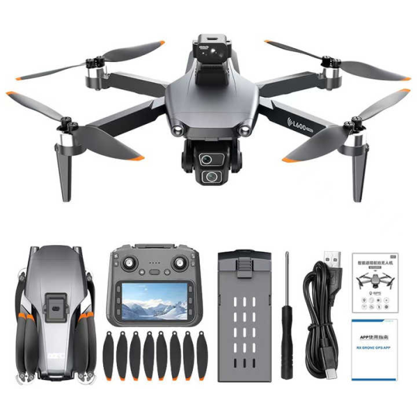 Квадрокоптер профессиональный LYZRC L600 PRO-1 с камерой 4K HD, GPS, FPV до 1500 м, PC дисплей пульт управления, 28 мин полета