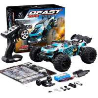 Радиоуправляемая машинка ZLL SG116 MAX 1:16 4WD RC Монстр-трак на пульте управления бесколлекторный вездеход внедорожник RTR до 55 км/ч с аккумулятором