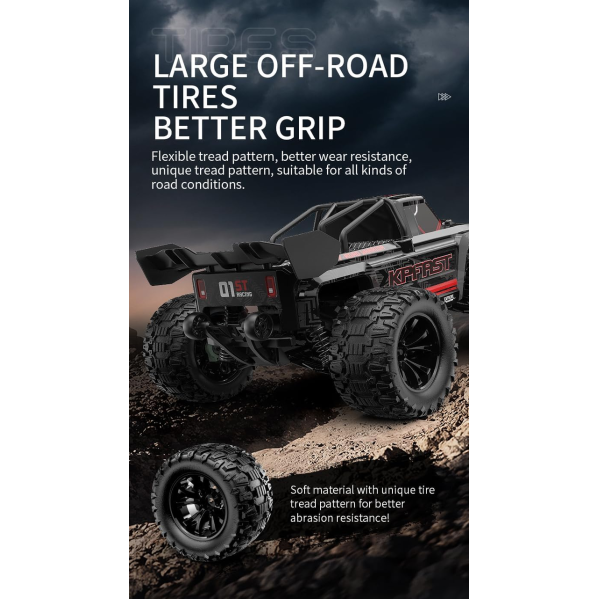 Машинка на радиоуправлении радиоуправляемый автомобиль Kfplan KF18 1:14 4WD Монстер трак 75  км/ч Дрифт Авто