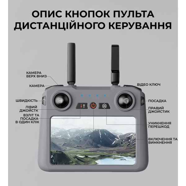 Профессиональный Квадрокоптер XiL019 4K дрон с 3-осевым подвесом, 6 км, 45 мин. экран на пульте Профессиональный Квадрокоптер XiL019 4K дрон с 3-осевым подвесом, 6 км, 45 мин. экран на пульте
