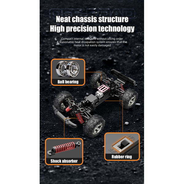 Радиоуправляемый джип багги JJRC C8819 1/20 RTR 4WD 30 км/ч 2.4G Внедорожный скоростной пикап Радиоуправляемый джип багги JJRC C8819 1/20 RTR 4WD 30 км/ч 2.4G Внедорожный скоростной пикап