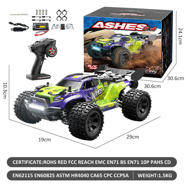 Полноприводная машинка SCY 18101 на радиоуправлении 1:18 40 KM/H 4WD RC мощный монстр, 30 мин 100 м.