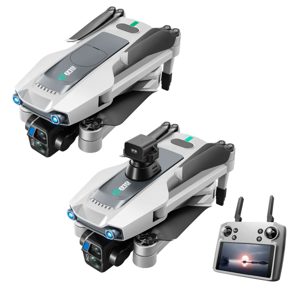 Квадрокоптер YLR/C S819 PRO — дрон 2.7K камера, 6 км, GPS, сенсорный экран, 3-осевой подвес