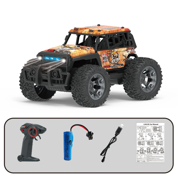 Радиоуправляемая машинка джип JJRC Q181 Off-Road 1:20 — мини монстр-трак 20 км/ч
