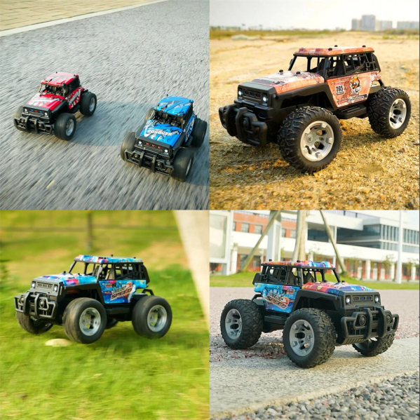 Радиоуправляемая машинка джип JJRC Q181 Off-Road 1:20 — мини монстр-трак 20 км/ч