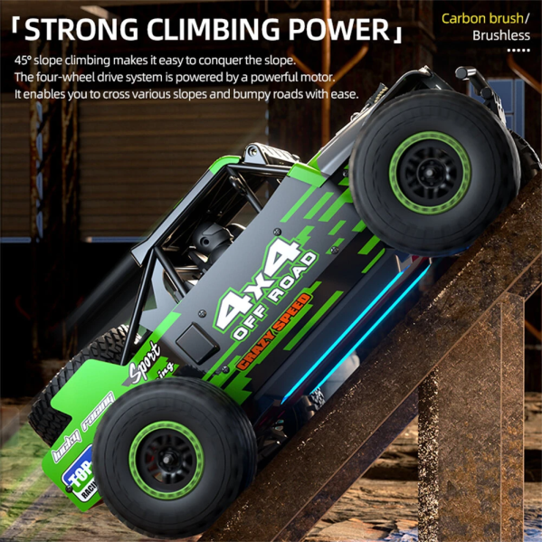 Машинка на радиоуправлении ZLL SG202PRO 4WD RC джип автомобиль 1:20 до 40 км/ч, 2.4G полный привод с металлом