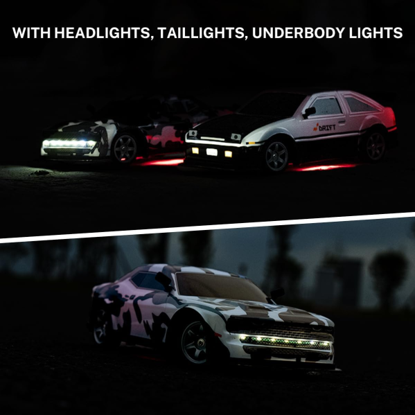 Радиоуправляемая дрифт-машина SJY S922 1:16 4WD RC дрифт автомобиль с LED и двумя аккумуляторами