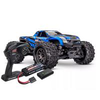 Машинка на радиоуправлении Traxxas Mini Maxx 4WD 1:16 Monster Truck монстер трак 65 км/ч 300 м, 40 мин