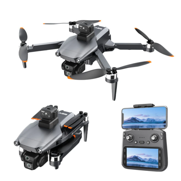 Коптер L600-2 PRO MAX с 4K камерой для съемки а пульте управления с экраном, 4500 м, 30 мин.
