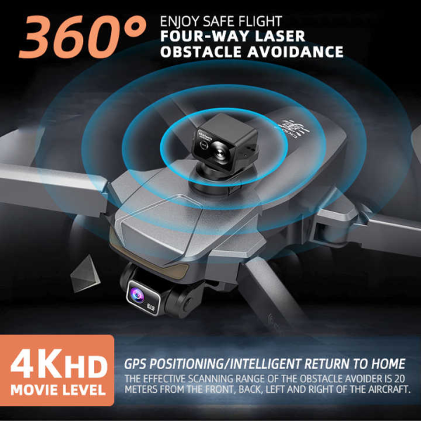 Квадрокоптер CK10 PRO - дрон с 4K и HD-камерами, ESC, 5G WI-FI, GPS, FPV, БК моторы, 3000м, до 28 мин. Квадрокоптер CK10 PRO - дрон с 4K и HD-камерами, ESC, 5G WI-FI, GPS, FPV, БК моторы, 3000м, до 28 мин.