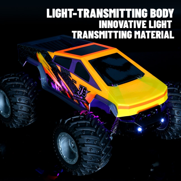 Машинка на радиоуправлении Tesla Cybertruck JJRC Q208 RC-джип машинка с пультом джип для детей с LED-подсветко
