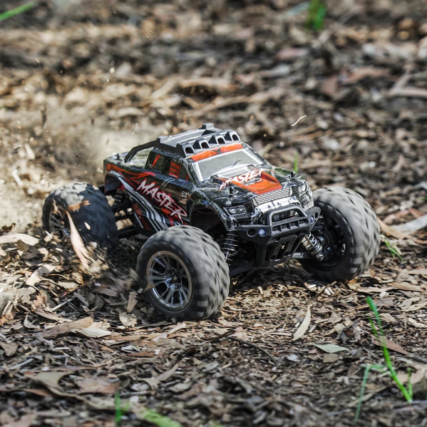 Машинка на радіокеруванні KFPLAN KF11 1:16 монстр-трак 4WD, до 40 км/год джип для бездоріжжя 4x4 3 акумулятори