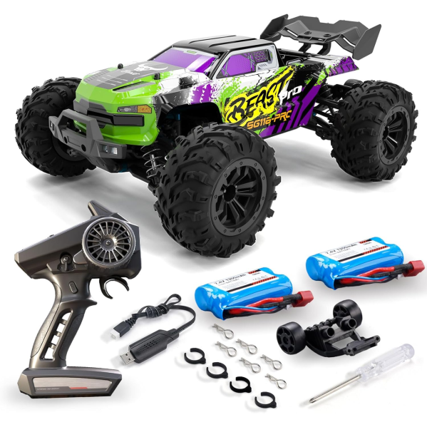 Машина на пульте SG116PRO Радиоуправляемая модель масштаб 1:16, монстр-трак, 4WD, с полным приводом + 1 Акум