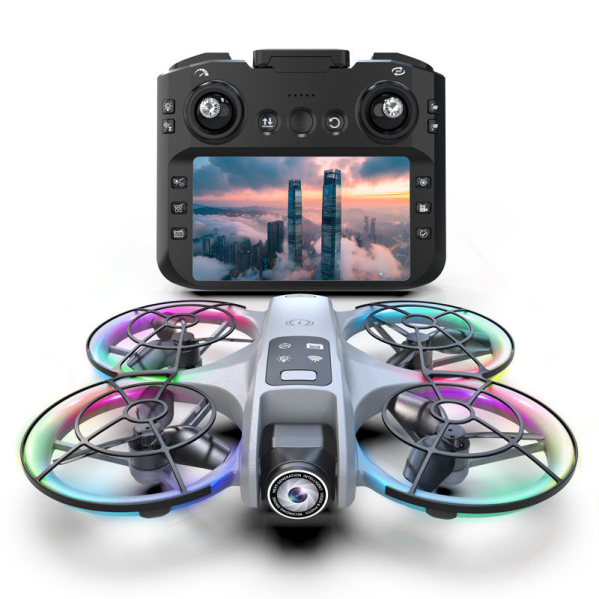 Квадрокоптер XKJ K200 MAX с экраном 5.9", Wi-Fi FPV, 480P камерой, оптическое позиционирование, дрон с кейсом
