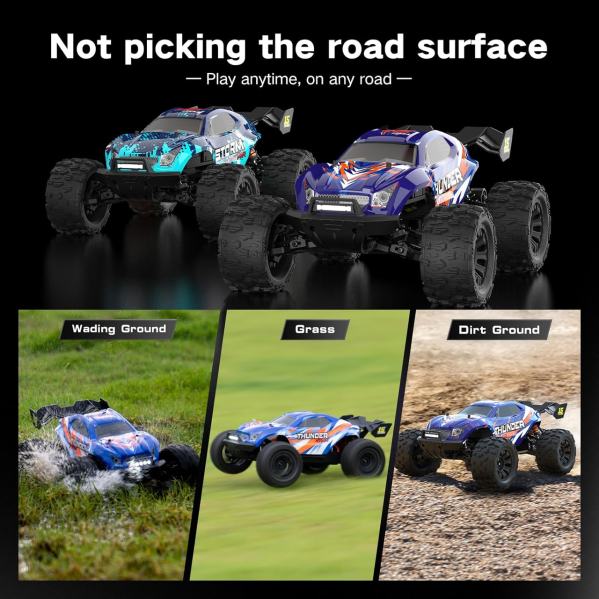 Машинка на пульте MT14R 4WD, 80 км/ч, бесщеточный двигатель, металл. шасси, дрифт, машинка на радиоуправлении