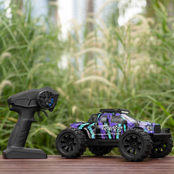 Машинка на радиоуправлении JIUSI PT14R 1:14 4x4  80 км/ч – Машинка RC быстрая бесщеточная 4WD с аккумулятором