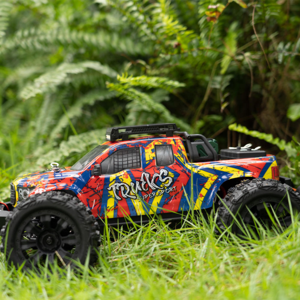 Машинка на радиоуправлении JIUSI PT14R 1:14 4x4  80 км/ч – Машинка RC быстрая бесщеточная 4WD с аккумулятором