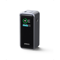 Павербанк Anker A1336 — Power Bank 20000 мА·ч 200 Вт Быстрая зарядка ноутбуков (USB-C 100 Вт, USB-A 65 Вт), LCD-экран