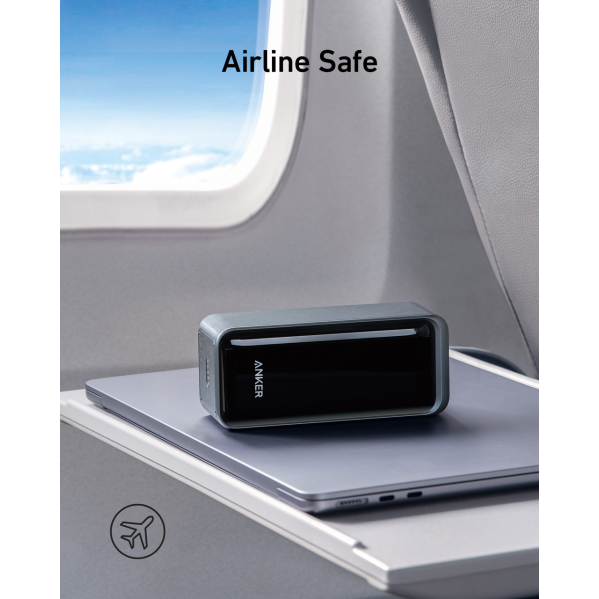 Павербанк Anker A1336 — Power Bank 20000 мА·ч 200 Вт Быстрая зарядка ноутбуков (USB-C 100 Вт, USB-A 65 Вт), LCD-экран Павербанк Anker A1336 — Power Bank 20000 мА·ч 200 Вт Быстрая зарядка ноутбуков (USB-C 100 Вт, USB-A 65 Вт), LCD-экран